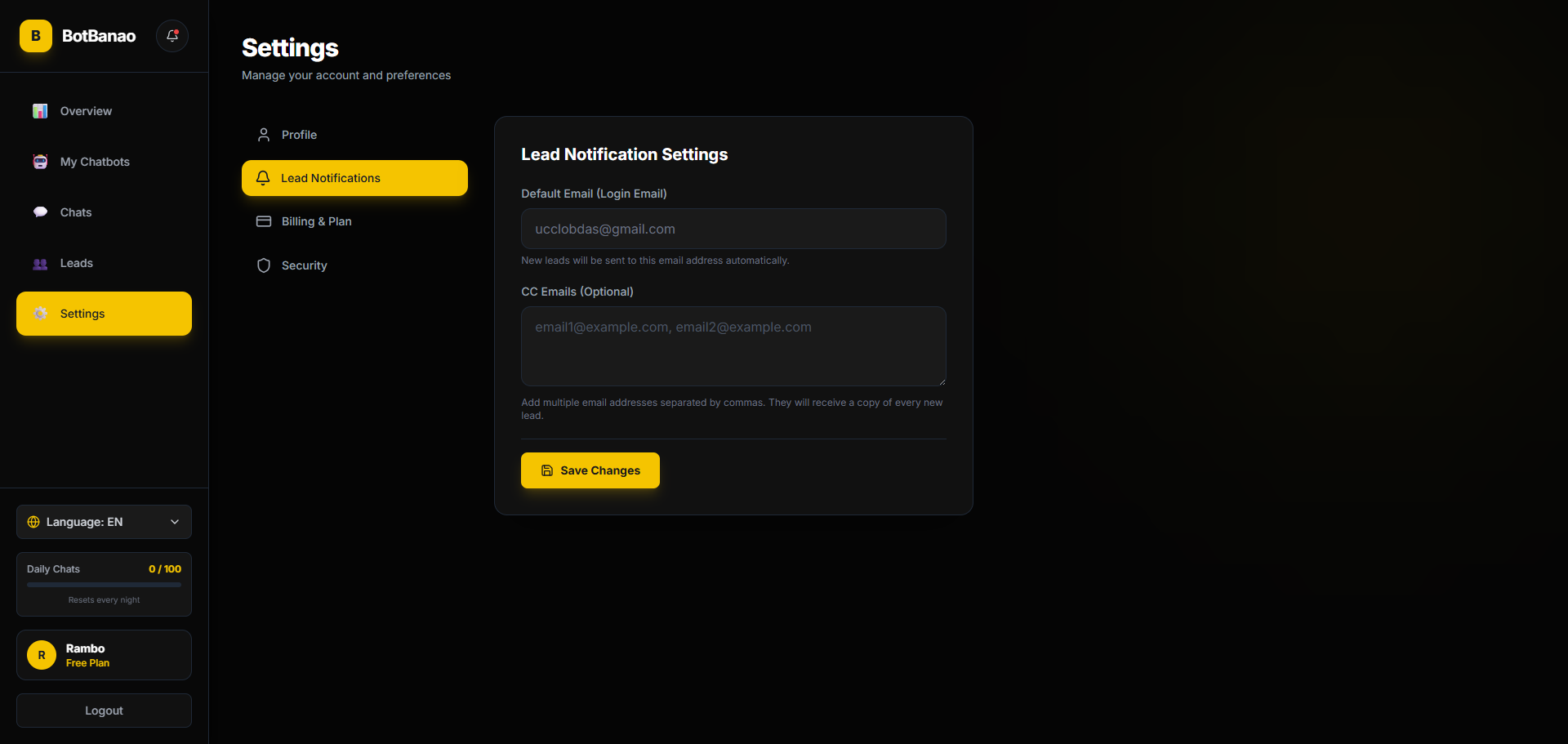Instant Notifications